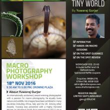 Macro Photography workshop by Yuwaraj Gurjar