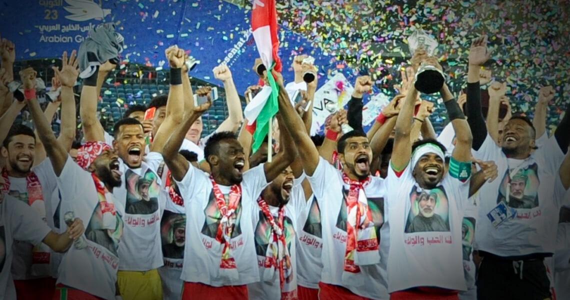 Oman wins the 23rd Arabian Gulf soccer cup held in Kuwait