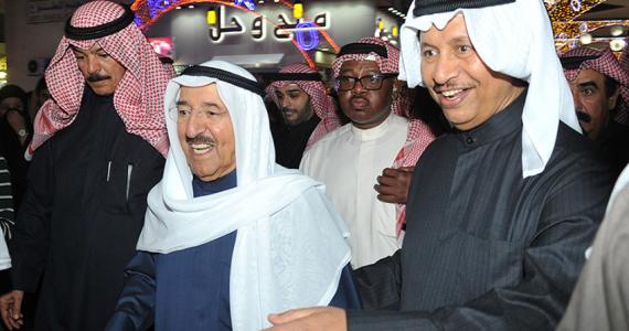 His Highness the Amir visits Souq Al-Mubarakiya