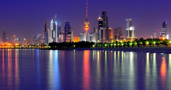Kuwait City night view