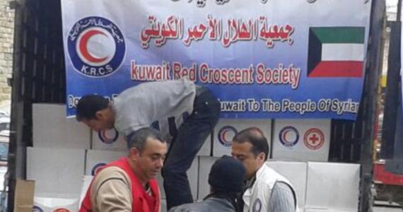 Kuwait Red Crescent delivers more aid to Syrian refugees