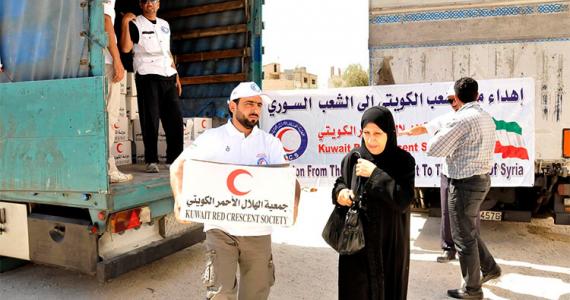 Kuwait Red Crescent Society extends more relief to Syrian refugees in Jordan