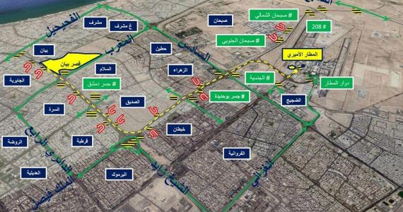 GCC Summit 2017 Kuwait Traffic Diversion Map